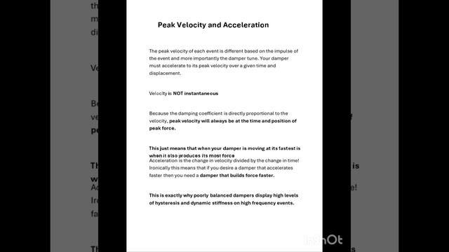 The reality of suspension peak velocity and acceleration смотреть онлайн