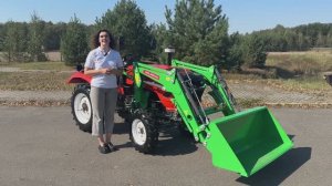 Обзор на навесной фронтальный погрузчик (кун) KERLAND F500