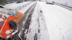 BornToRide: Поездка на велике зимой 2