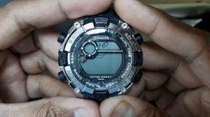 How To Setting Time Day and Date in Sonata Super Fiber 77026PP Digital Watch | Watch Repair Channel