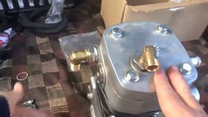 Замена 2-х цилиндрового компрессора КамАЗ на 1-цилиндровый производства ООО "ПК АЙК"