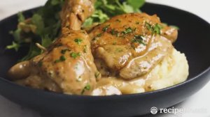 Элегантный куриный фрикасе: прикоснитесь к французской классике! 🇫🇷✨