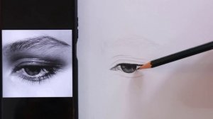 تعلم رسم عين واقعية بالقلم الرصاص خطوة بخطوة | رسم وتظليل العين بسهولة