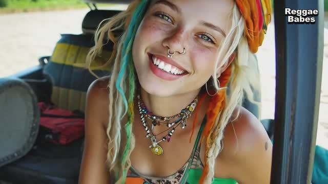 🏝️ Blonde Beach Babes & Lofi Reggae _ Background Beats with Dreadlock Muses & Zen Vibes