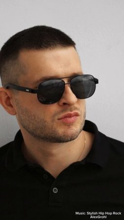 Солнцезащитные очки "Aviator MW Black" от Timbersun с деревянными дужками