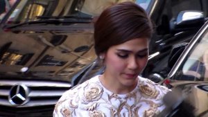 Araya Alberta HARGATE CHOMPOO @ Paris Fashion Week 6 july 2015 show Ralph & Russo