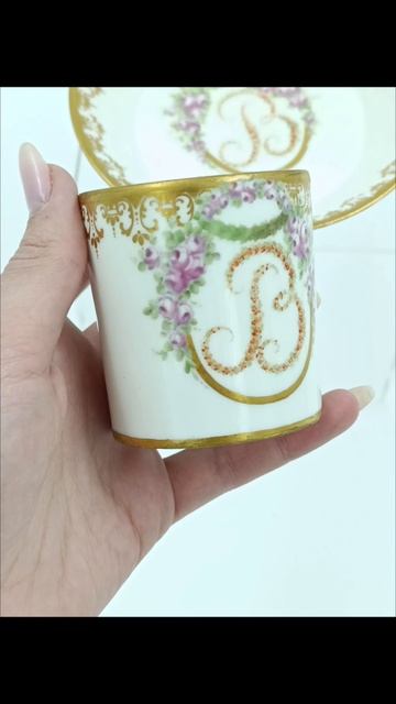 Кофейная пара 18 век Франция / 0202256.