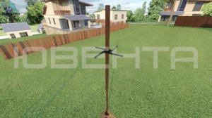 Установка калитки с сеткой Гиттер 3D