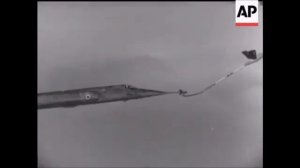 French Dassault Mirage IVA first air refueling tests with C-135F in 1964