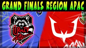 ГРАНД ФИНАЛ РЕГИОНА APAC CRAZY RACCOON vs REJECT #brawlstars