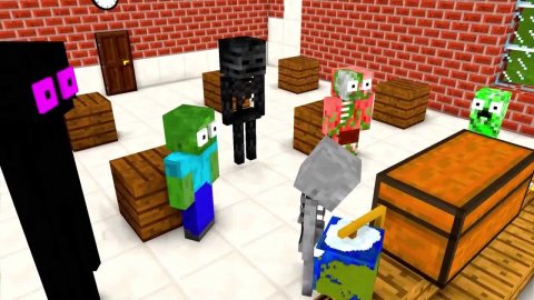 ШКОЛА МОНСТРОВ МАЙНКРАФТ - ЧЕЛЛЕНДЖ ПО МАТЕМАТИКЕ. МАЙНКРАФТ МУЛЬТИКИ