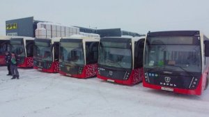 В Соликамск доставлены первые 11 газомоторных автобусов. СоликамскТВ.