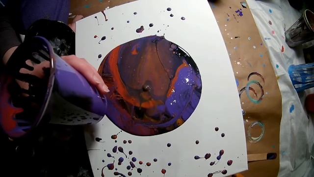Poured Acrylic Flip Cup 12 ~ Galaxy 5 ~ by Maigan Lynn смотреть онлайн