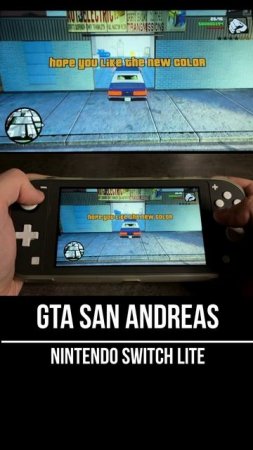 GTA San Andreas Nintendo Switch Lite Gameplay