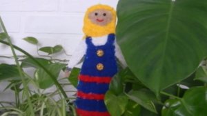 Детская поделка на Масленицу. Чучело на Масленицу. Поделка из картона и ниток