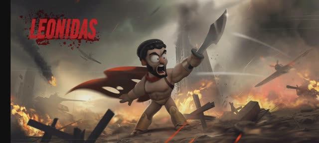 lEONIDAS геймплей игры для Android🔘🔵🔴 🅰🅽🅳🆁🅾🅸🅳🅿🅻🆄🆂👹 #lEONIDAS