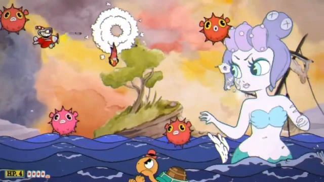 Cuphead - Все боссы на легком режиме в Чернильном острове 3