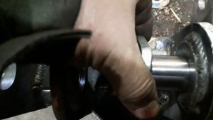 #41#Мини погрузчик своими руками, стопор на палец.