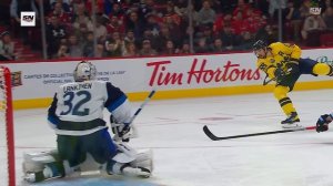 Sweden's Erik Karlsson Beats Kevin Lankinen Short Side On Rush