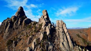 Долина Атлантов или скала Замок Врангель (Чертов Палец) бухта Спокойная