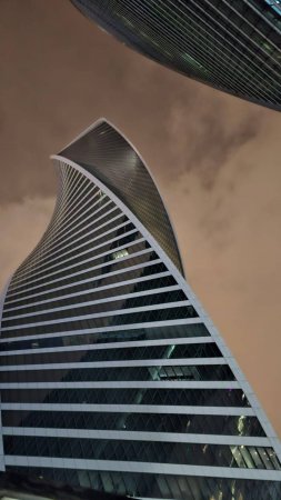EVOLUTION TOWER Башня Эволюция 55 этажный небоскрёб в Москва Сити