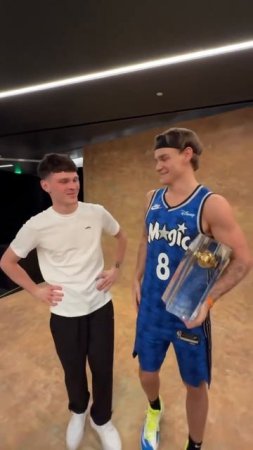 “You can rely on him!” Mac McClung knew who to call to hold the ball!  #ATTSlamDunk