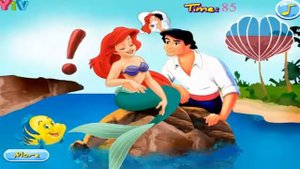 Ariel And Prince Kissing Disney Princess Games Best Game for Little Kids
