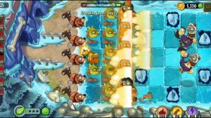 Уровень 12, Заледеневшие пещеры, Растения против Зомби-2