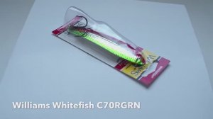 Обзор блесны Williams Whitefish C70RGRN 21г