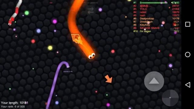 Slither.io mobile troll смотреть онлайн
