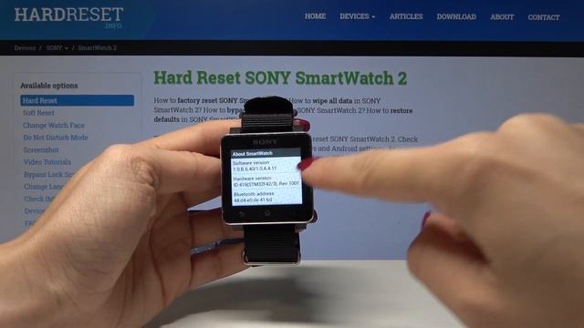 How to Check Software & Hardware Version in SONY SmartWatch2 - SONY Firmware Info смотреть онлайн
