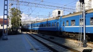 Отправление ВЛ10-1210 с поездом №376 Адлер - Гомель