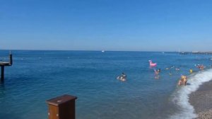 Club Hotel Turan Prince World, Турция, Сиде, пляж отеля, октябрь 2017 г