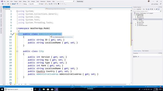5. Defining the Classes