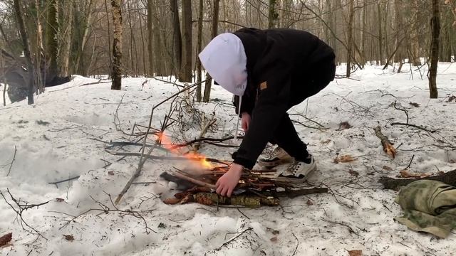 Уроки выживания в лесу | делаем костер