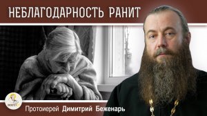 НЕБЛАГОДАРНОСТЬ РАНИТ. Протоиерей Димитрий Беженарь