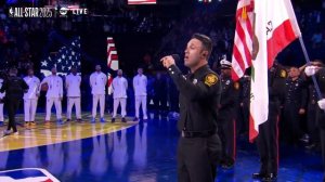 Dennis Rodriguez Performs The National Anthem | 2025 #NBAAllStar