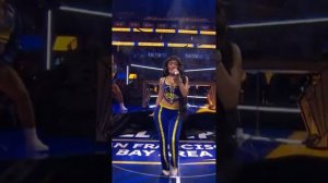 Saweetie performs at the 2025 NBA all-Star game