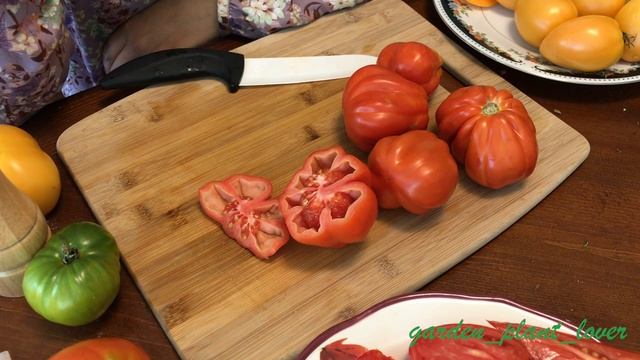 Cesares Canestrino di Lucca Italian Heirloom Tomato смотреть онлайн