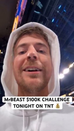 MrBeast $100k CHALLENGE  Watch the challenge tonight during #NBAAllStar on TNT at 8pm/et!