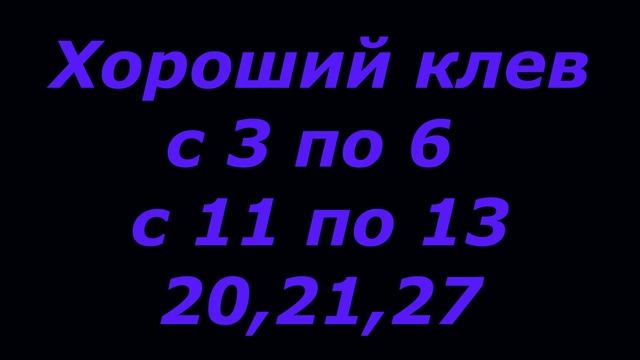 Прогноз клева рыбы на Июнь 2024.Календарь рыбака на июнь. Лунный календарь рыбака июнь #рыбалка2024