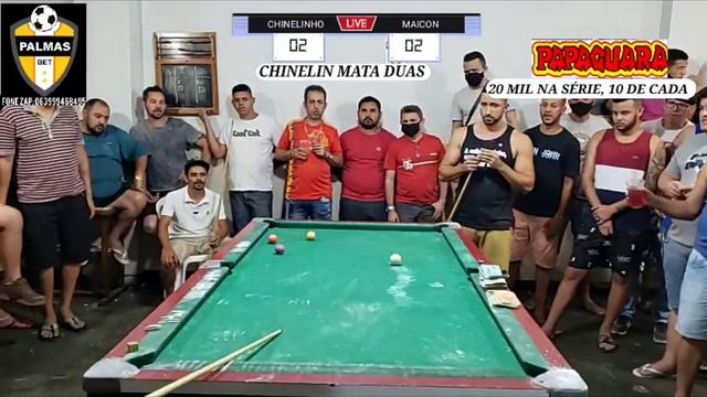 MAICON X CHINELIN, 20 MIL NA SÉRIE DE BOLINHO💰😳🎱 смотреть онлайн