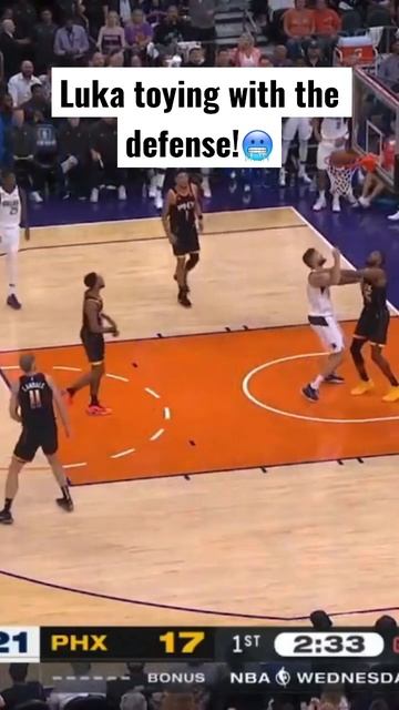 Luka with the footwork!😤 #nba #shorts смотреть онлайн