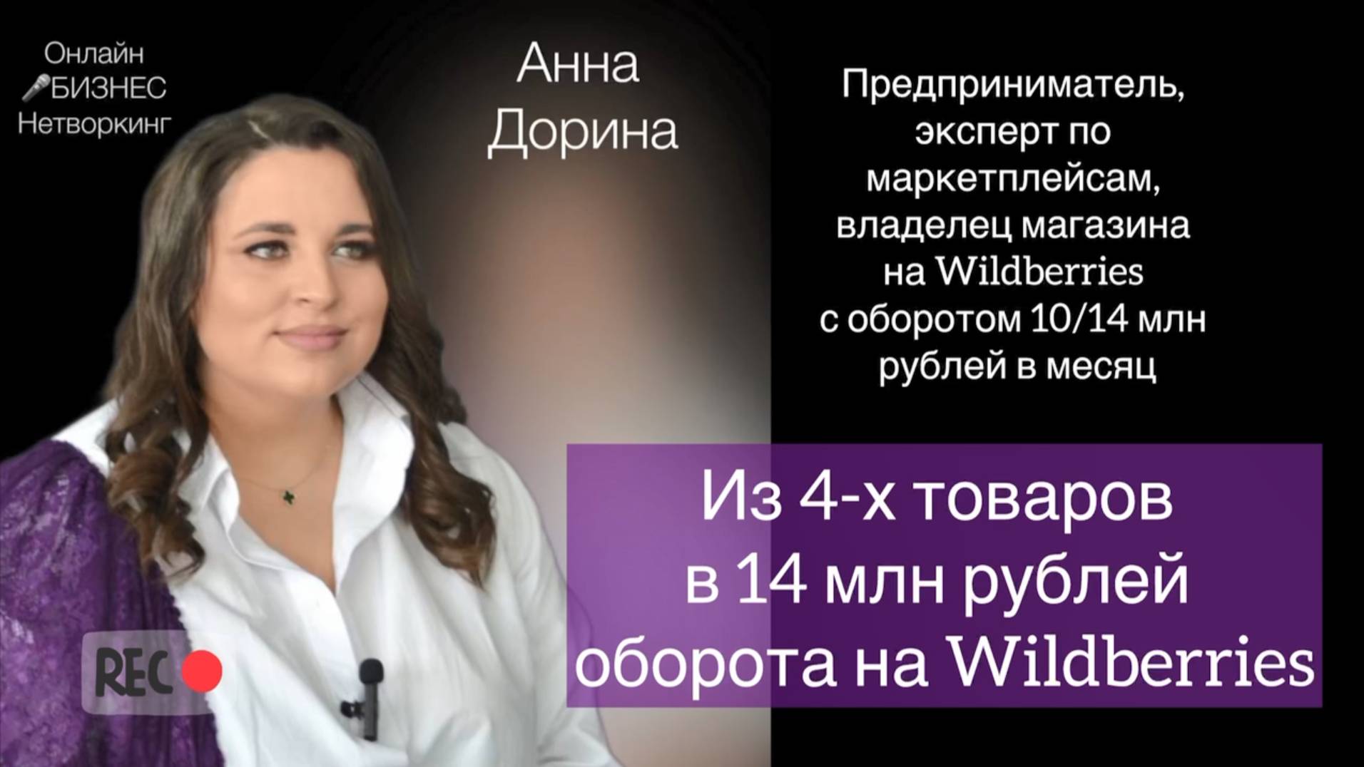 Анна Дорина - предприниматель, эксперт в нише по маркетплейсам.