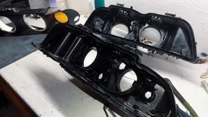 BMW e39 touring: ремонт фар и установка BiLED линз