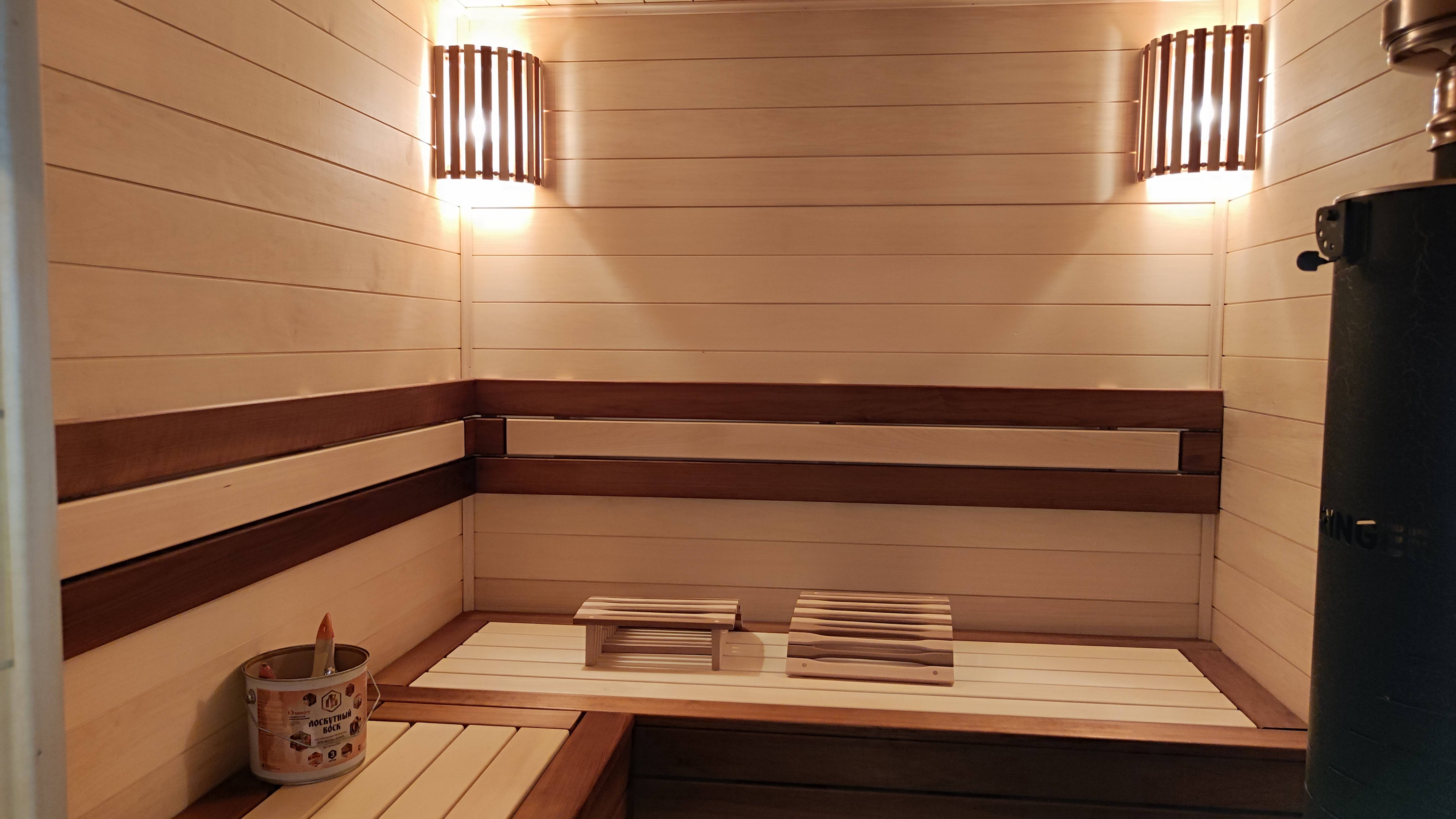 Отделка парной. 4 серия. Технология защиты дерева Лоскутным воском. смотреть онлайн