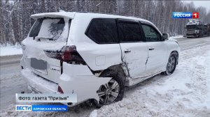 В Афанасьевском районе водитель иномарки выехал на встречку и спровоцировал ДТП