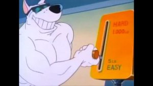 Tiny Toons Adventures- Buster Muscle Growth and Arnold the Pitbull Muscle Flex