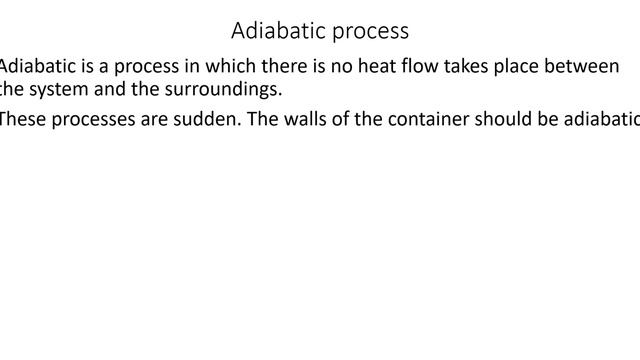 Zeroth law & first law of thermodynamics, different types of thermodynamic processes  for class XI