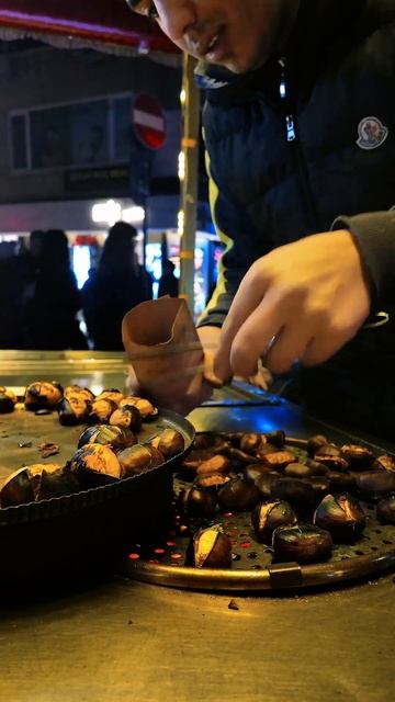 Exploring Turkey's Unique Street Food: The Chestnut Kebab #shorts смотреть онлайн